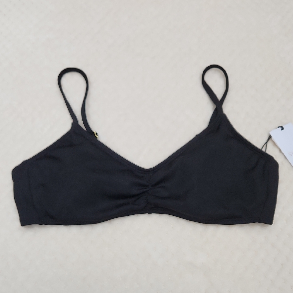 Nwt Shade & Shore Ribbed Bikini Top